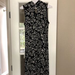 Long black glitter formal dress